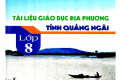 Tài liệu Giáo dục địa phương lớp 8